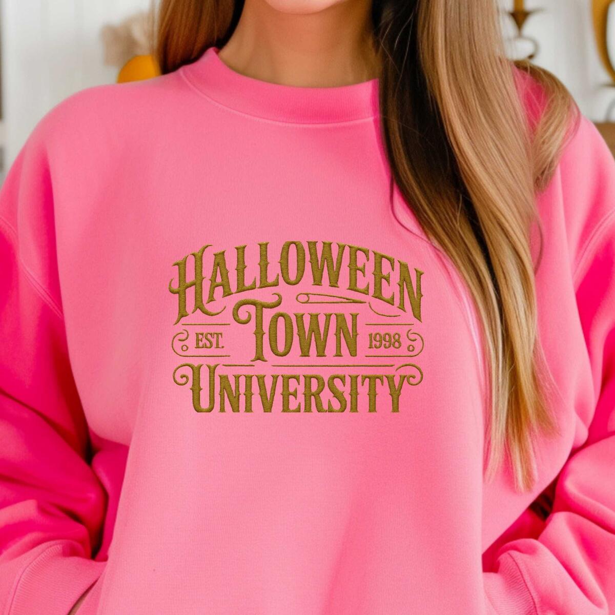 Embroidered Halloween Town University Sweatshirt Cashback Rebate - RebateKey