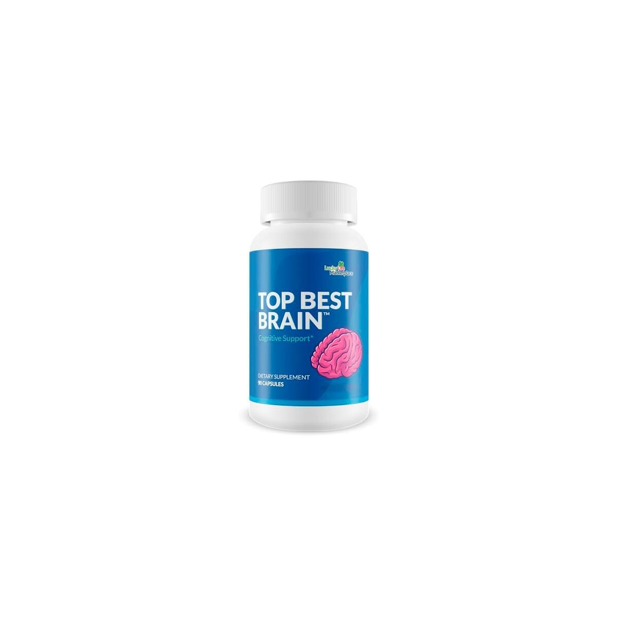 Top Best Brain - Cognitive Support Supplement for Memory, Focus, & Mental Clarity - Promote Improved Concentration, Cognition, & Motivation - Brain Pills for Cognitive Health - Nootropic Formula