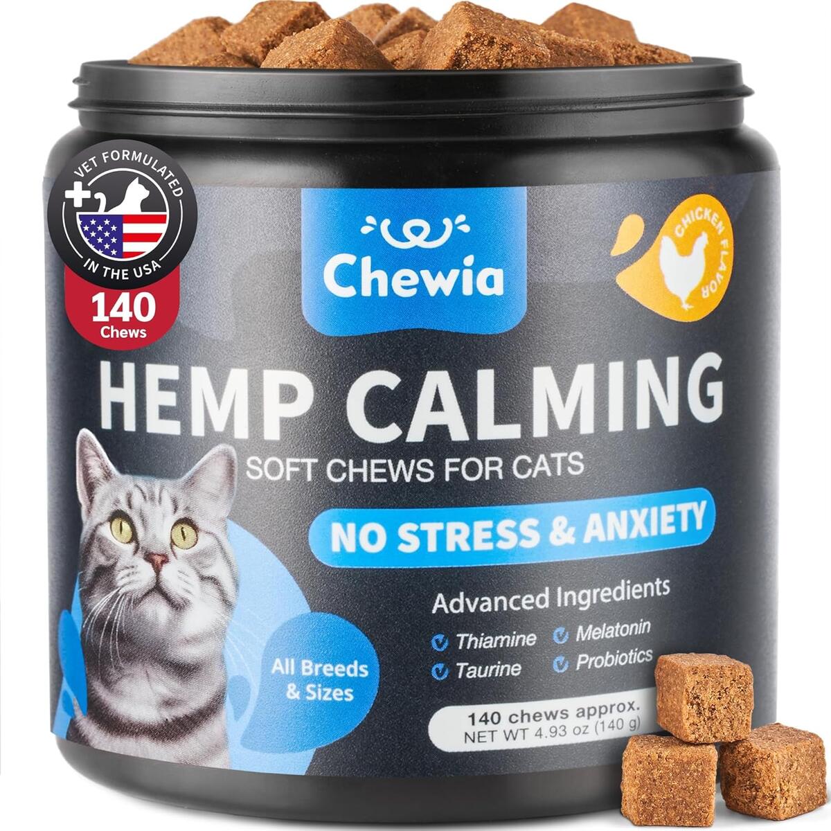 Cat calming chews