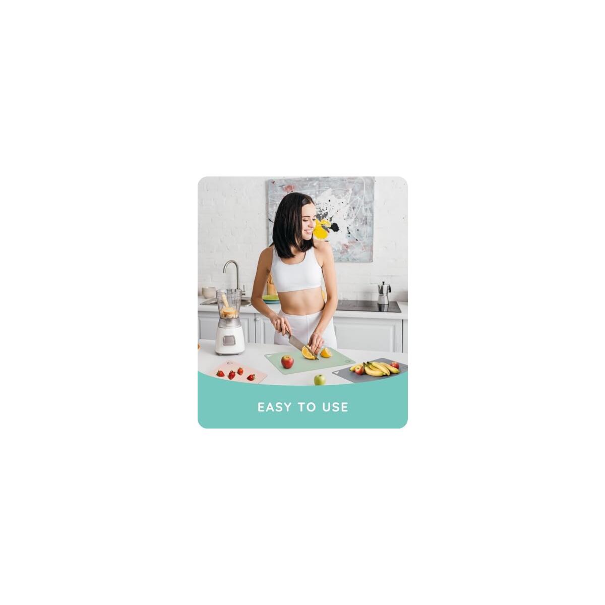 Flexible Plastic Cutting Board Set Of 3 Non Slip Cashback Rebate - RebateKey