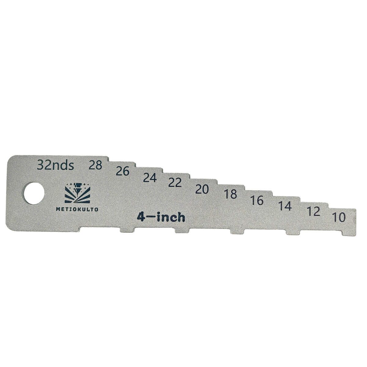 The 4" Brake Pad Measuring Tool,Brake Drum Wear Detection Gauge in 32nds