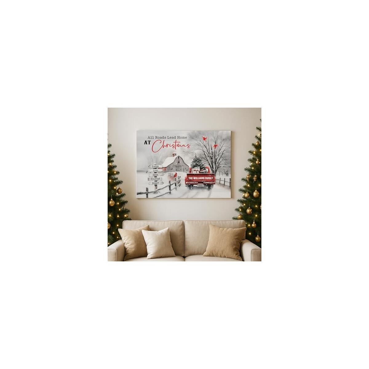 Personalized Christmas Canvas Cash Back - RebateKey