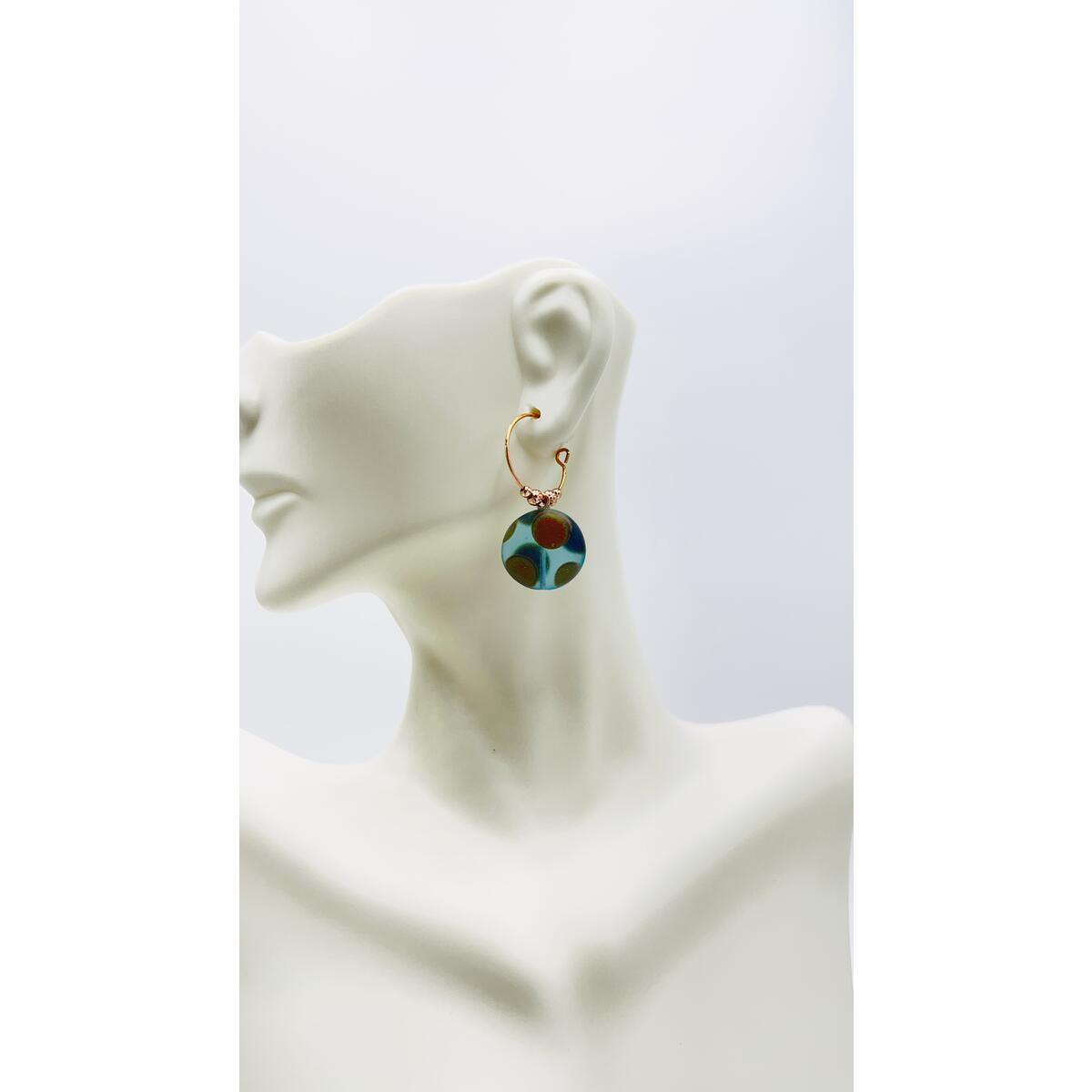 Blue Beaded Hoop Earrings Cashback Rebates - RebateKey