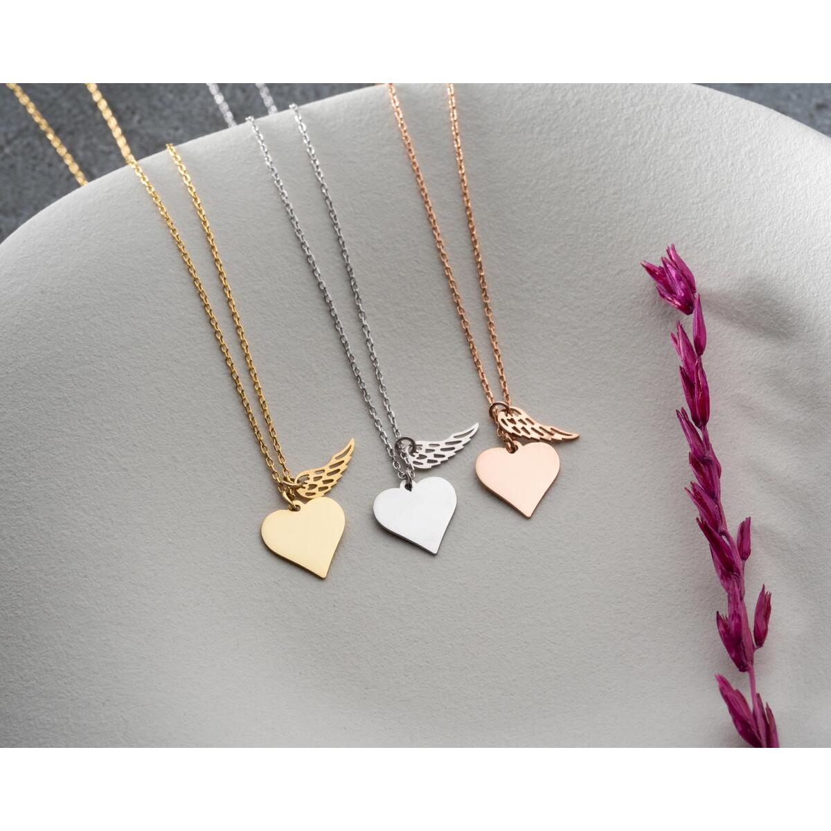 Angel Wing Heart Necklace Cashback Rebates - RebateKey