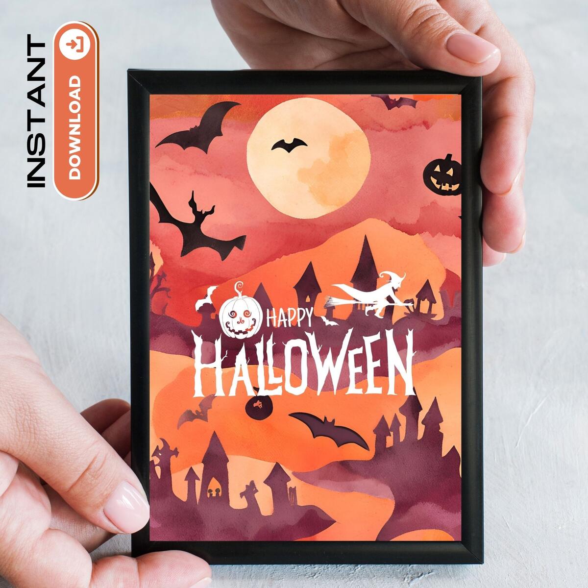 Watercolor Effect Happy Halloween Card Collection Cashback Rebates - RebateKey
