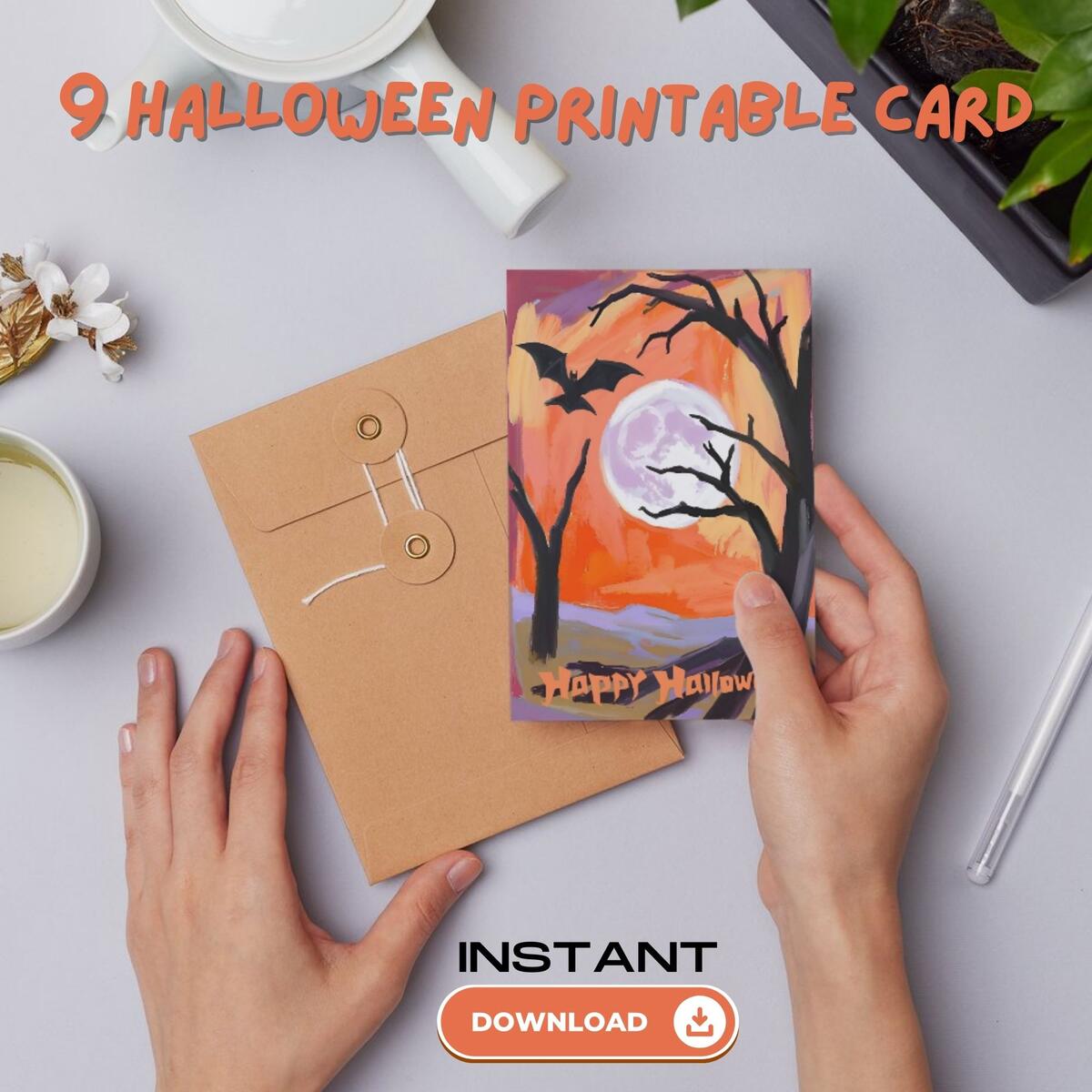 Watercolor Effect Happy Halloween Card Collection Cashback Rebates - RebateKey