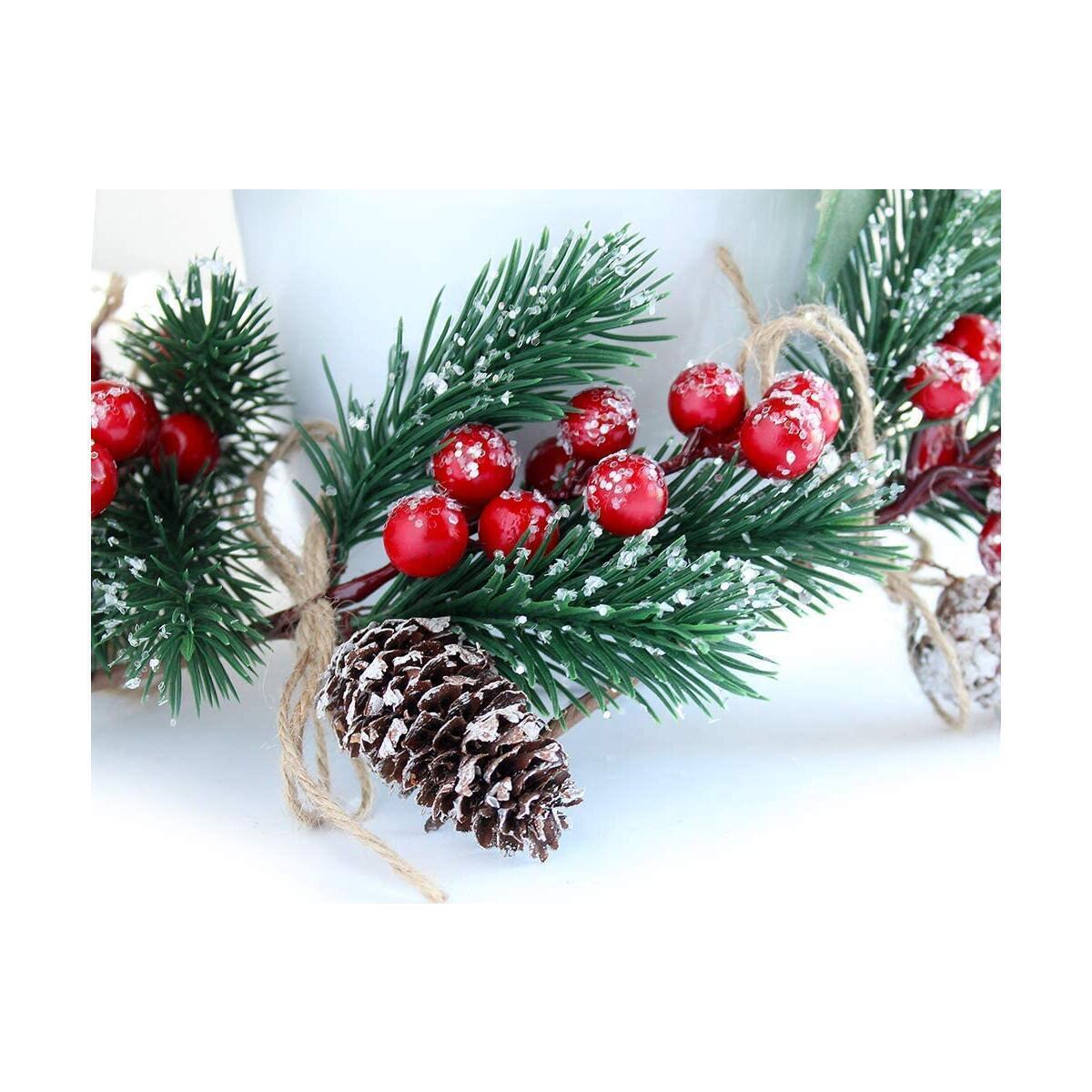 Red Berry Stems Pine Branches 1 Cashback - RebateKey