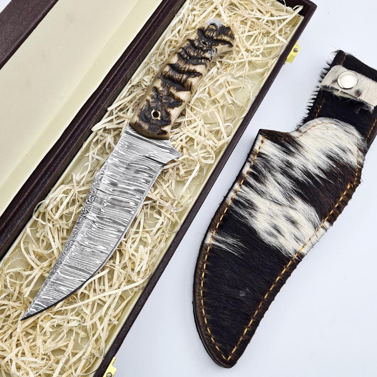 Damascus Hunting Knife 6 Cash Back - RebateKey