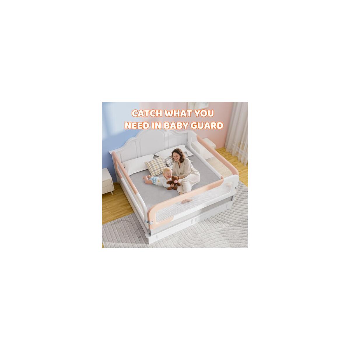 Toddlers Bed Rails For King Bed Cash Back - RebateKey