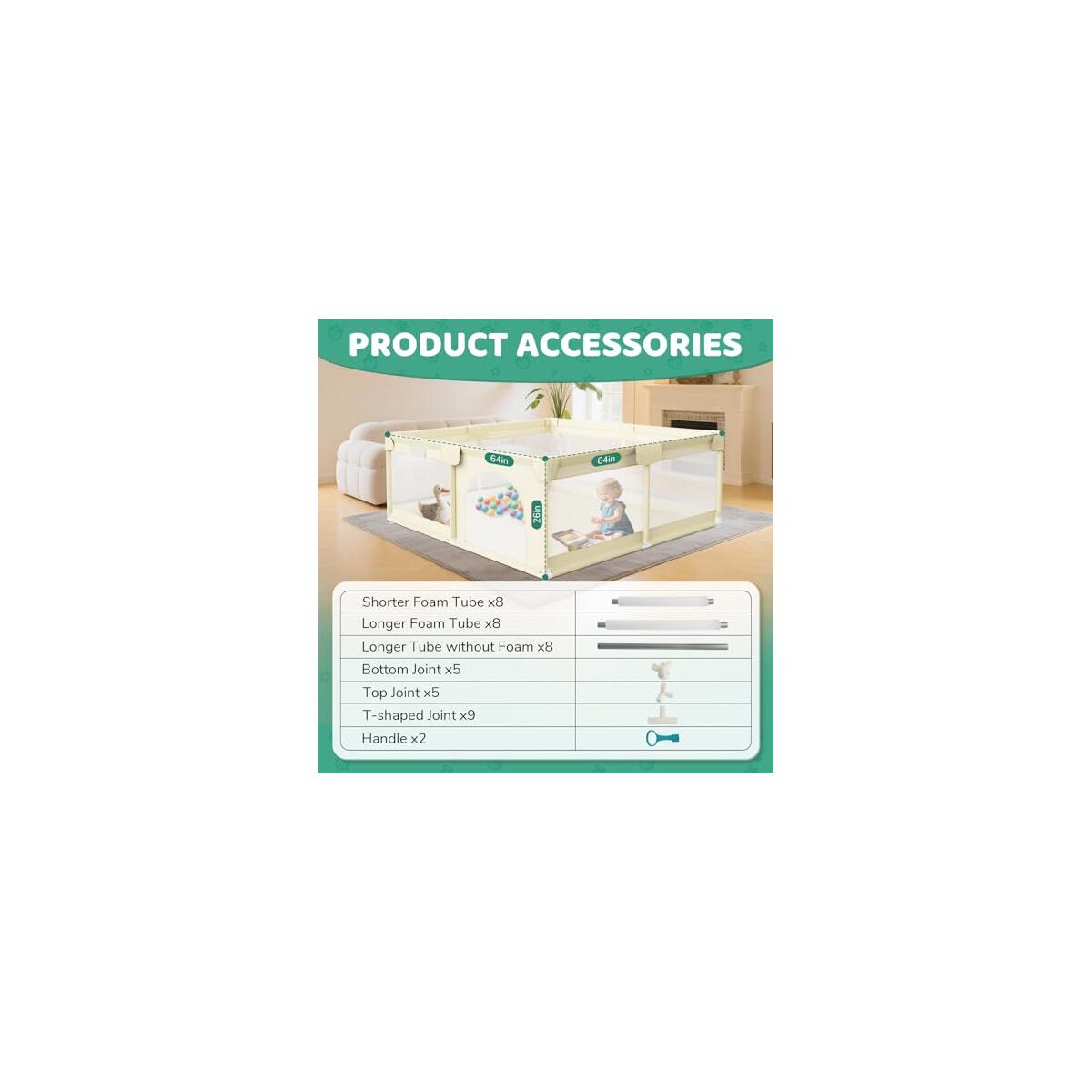 64x64 In Playpen For Babies And Toddlers Cash Back - RebateKey