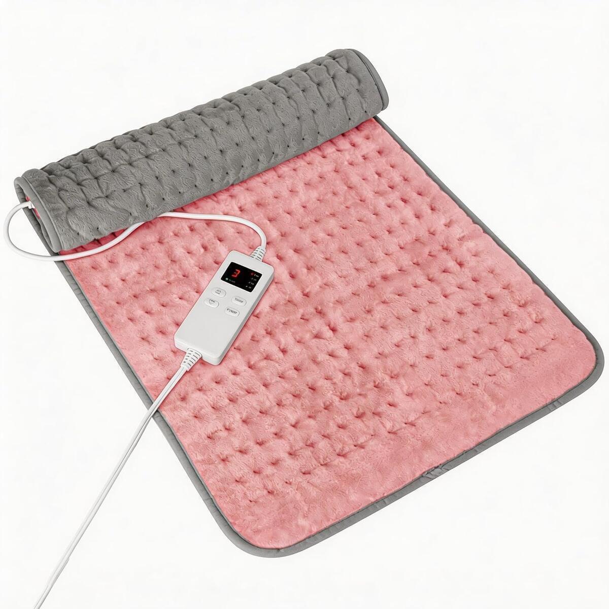 Soothing Heat Therapy for Women & Men, Pink Heating Pad for Gifts
