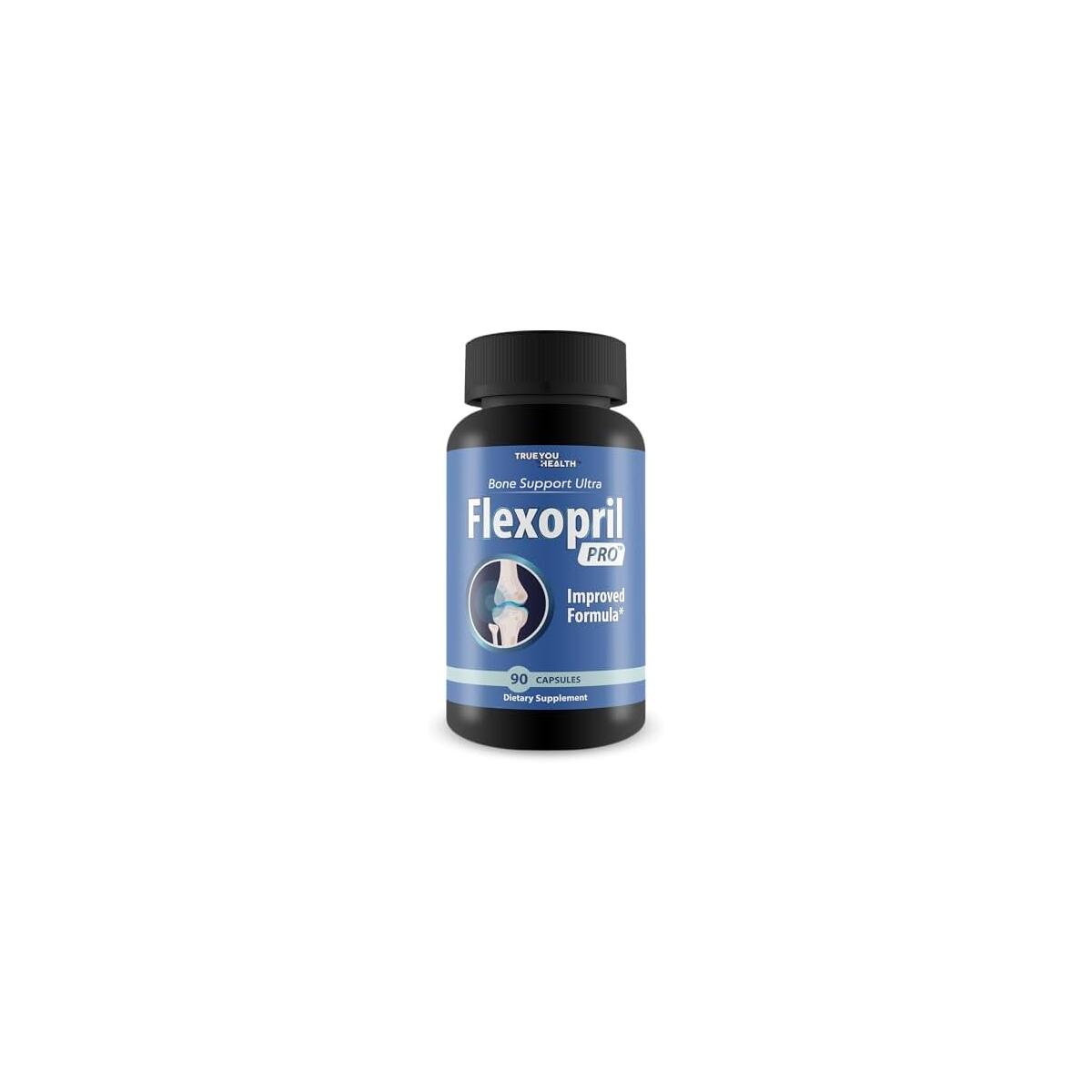 Bone Support Ultra Flexopril Pro - Improved Formula - Our Best Bone Health Supplement - Advanced Bone Support Supplement with Calcium and Vitamin D Bone Health Support