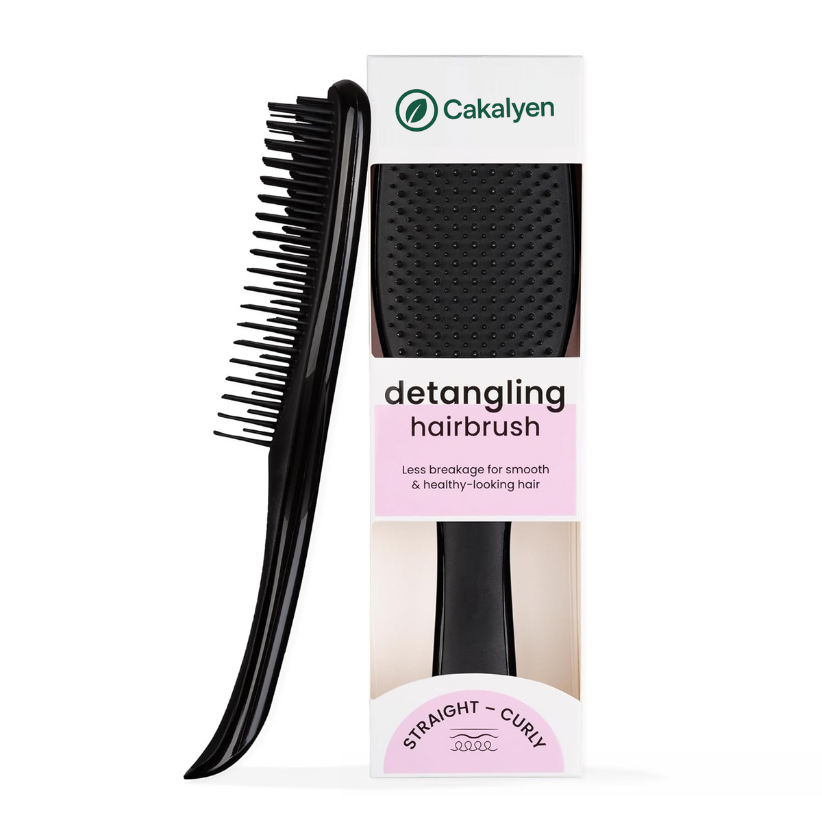 Ultimate Detangling Hair Brush for Wet or Dry Use — Effortlessly Removes Knots and Minimizes Breakage on All Hair Types MA9-1