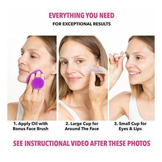 Facial Cupping Set For Glowing Skin Anti Aging Face Cupping Set To