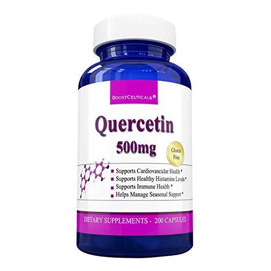 Quercetin 200 Capsules 500mg For Histamine Intolerance Natural
