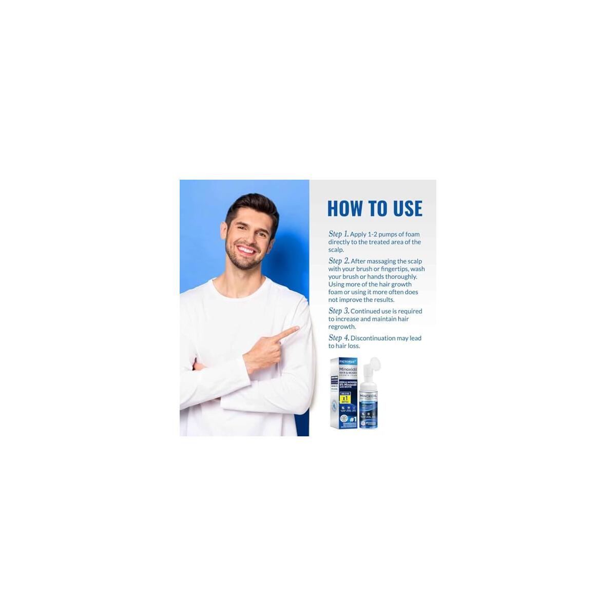 Minoxidil For Men Foam 1 Cashback - RebateKey