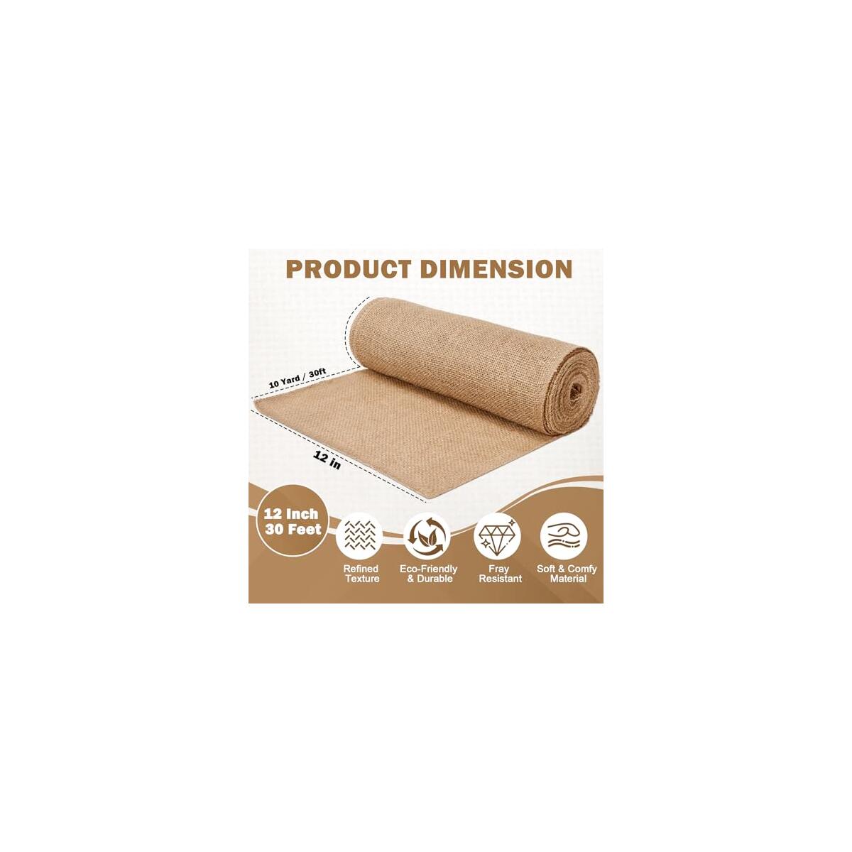 12 X 10 Yd Burlap Table Runners Cashback Rebate - RebateKey