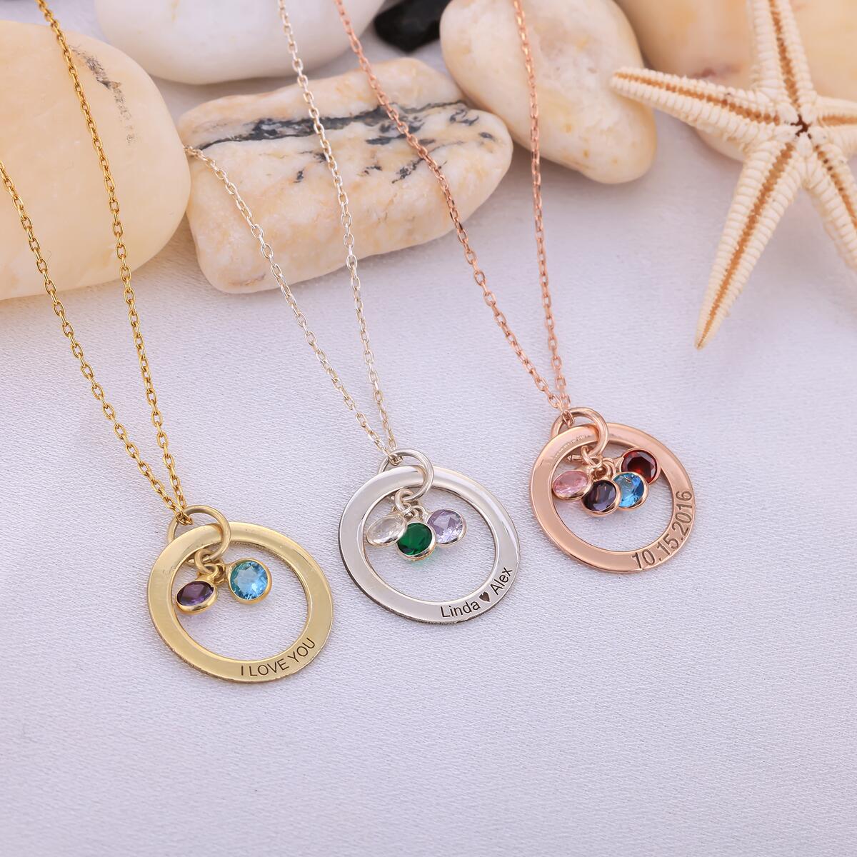 Family Birthstone Necklace 48 Cashback Rebate - RebateKey