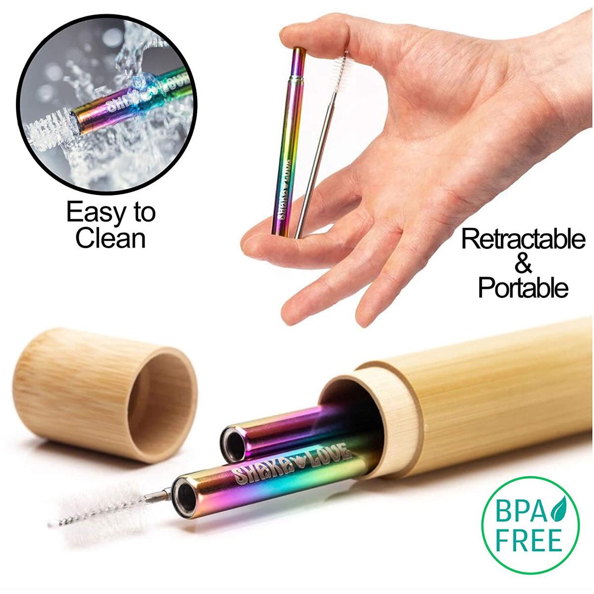 Reusable Metal Straw Set Cashback - RebateKey