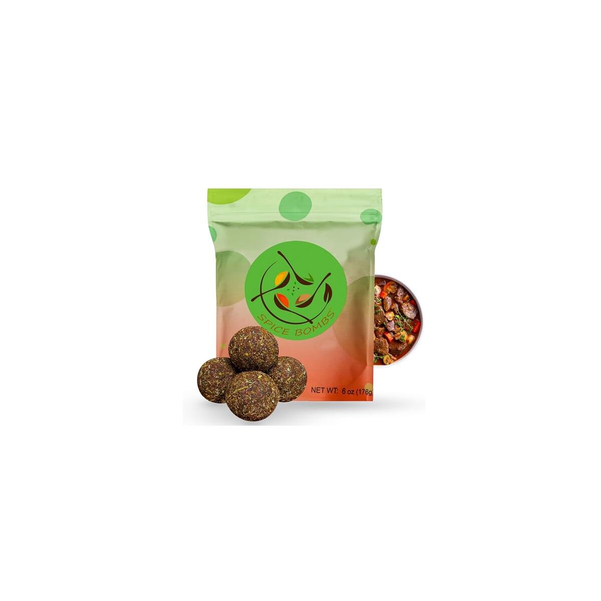 Universal Spice Bombs Seasoning Pack of 4 - Spice Mix for Soup, Stew, Marinade