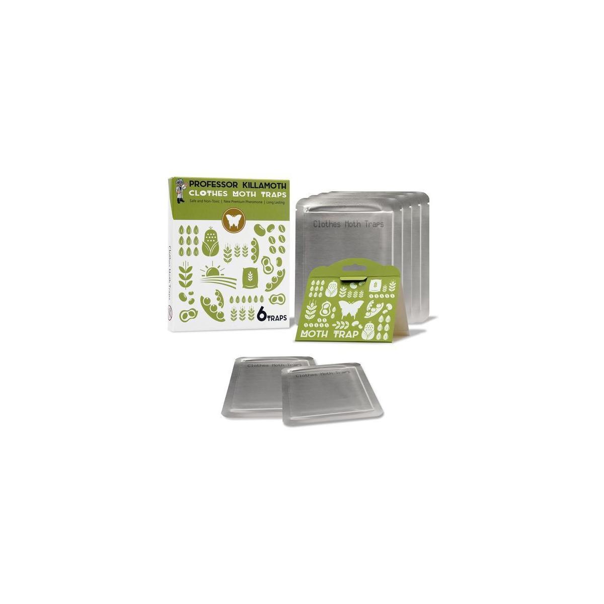 Clothes Moth Traps 6 Pack Child And Pet Safe No Insecticides Premium