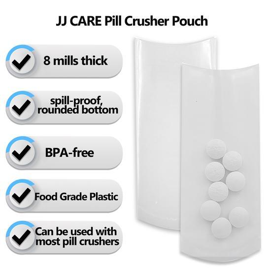 Upgraded Pill Crusher Pouches Pack Of 1000 Disposable Plastic Bags For