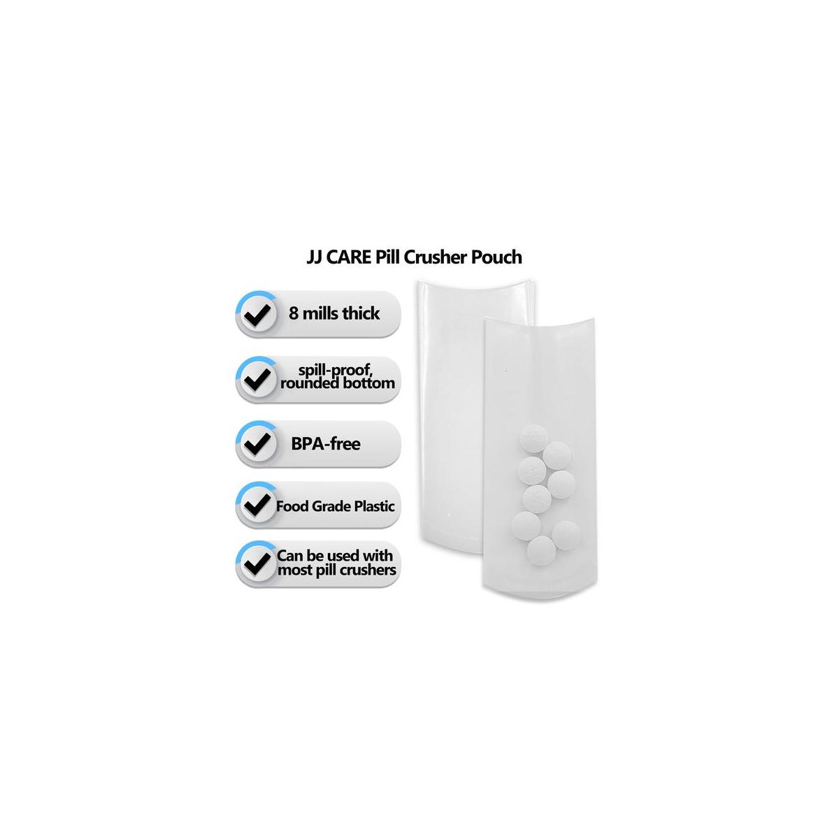 Upgraded Pill Crusher Pouches Pack Of 1000 Disposable Plastic Bags For