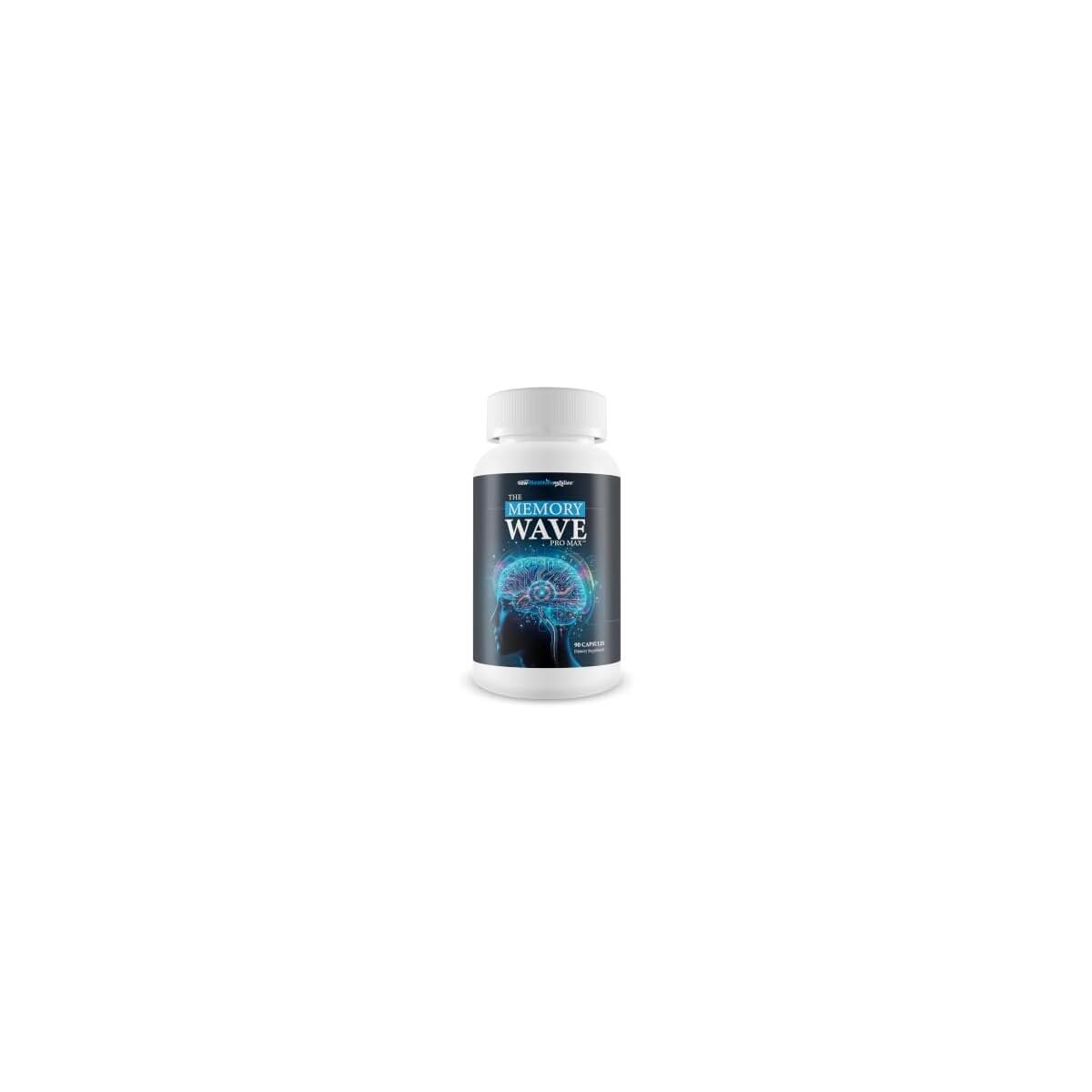 The Memory Wave Pro Max - Our Best Memory Supplement for Brain - Brain Booster for Mental Focus and Energy Support - Natural Circulation Supplement - Blood Flow & Memory Enhancement Supplements