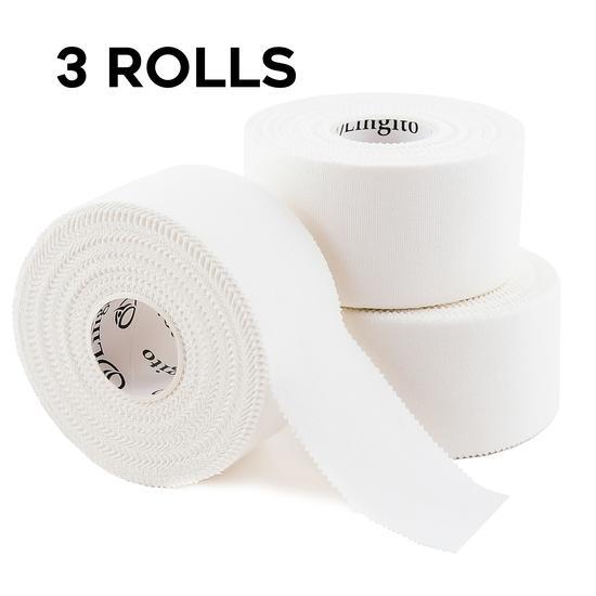 White Athletic Sport Tape Strong Easy Tear No Sticky Residue Perfect