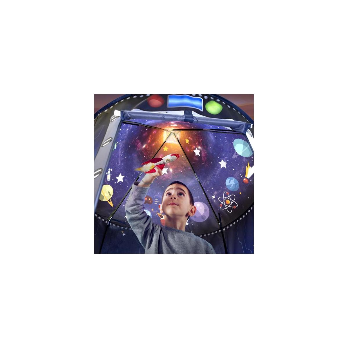 Rocket Ship Kids Play Tent Unique Space And Planet Playhouse Foldable Pop Up Cash Back - RebateKey