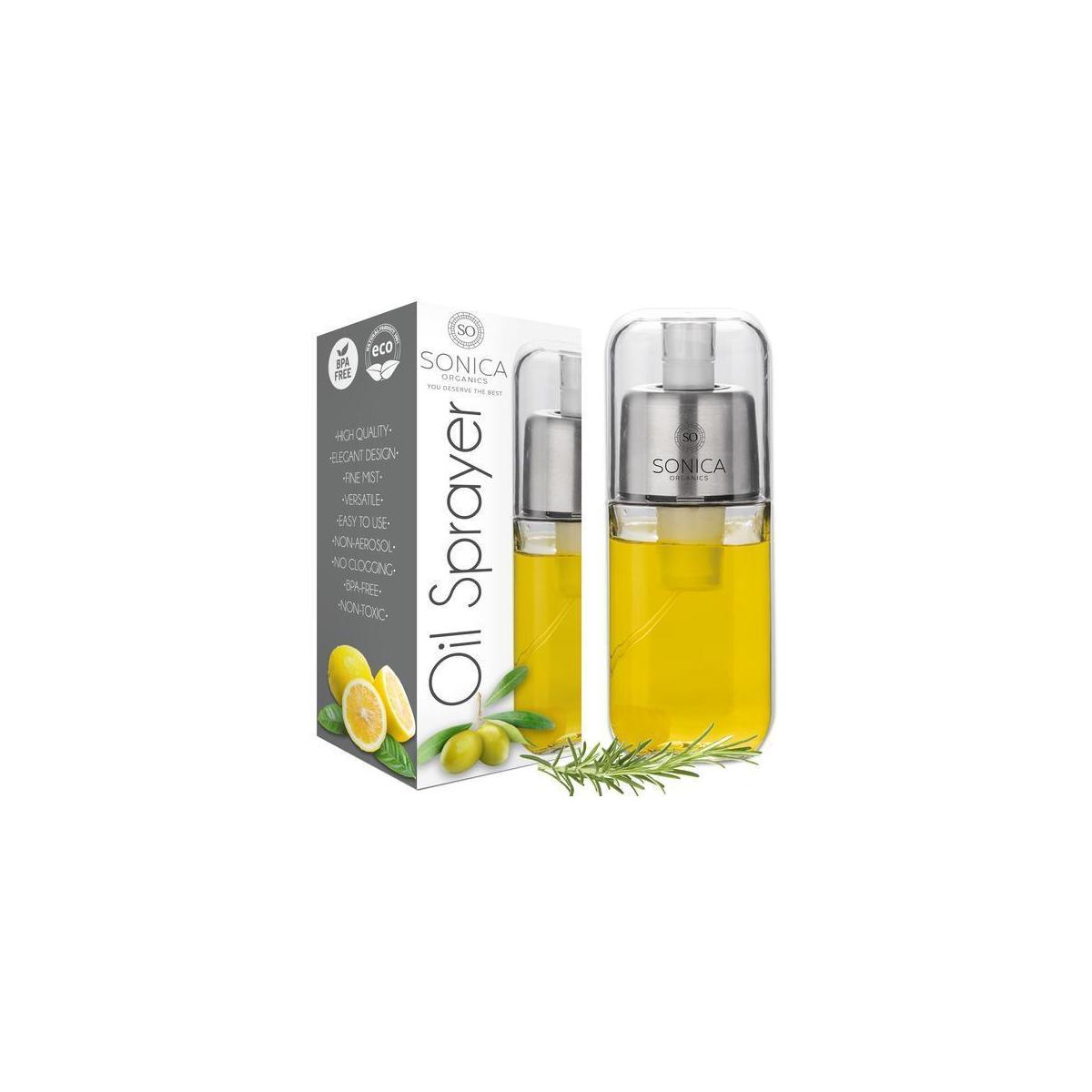 Premium Olive Oil Sprayer And Fine Mister Glass Spray Bottle 6 Oz For