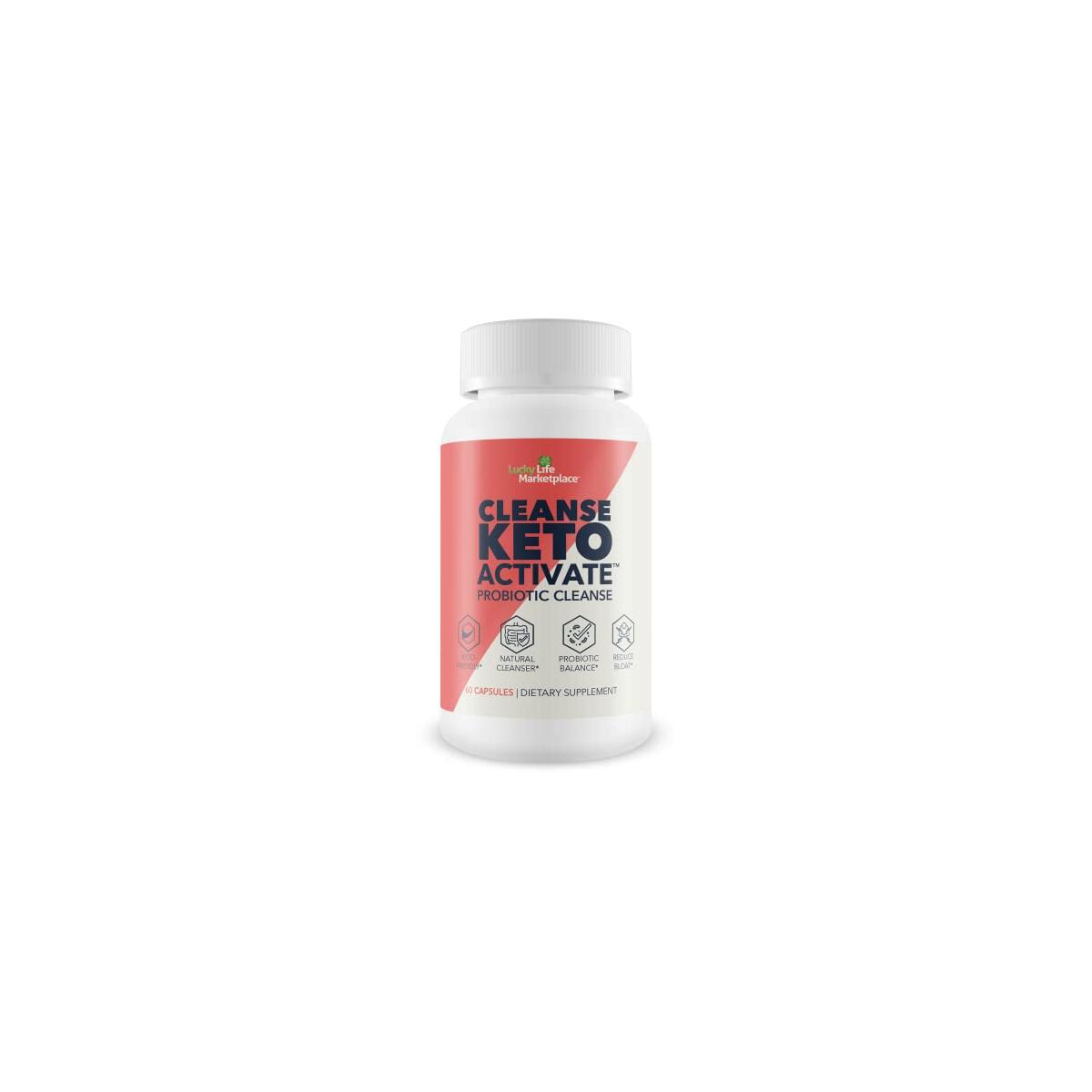 CLEANSE KETO ACTIVATE - KETO CLEANSE FOR WOMEN & MEN - HELP FLUSH TOXINS & IMPURITIES - PROMOTE REGULARITY - AID DIGESTION & DETOX - KETO CLEANSE & DETOX - SUPPORT HEALTHY BODY FUNCTION - BOOST ENERGY
