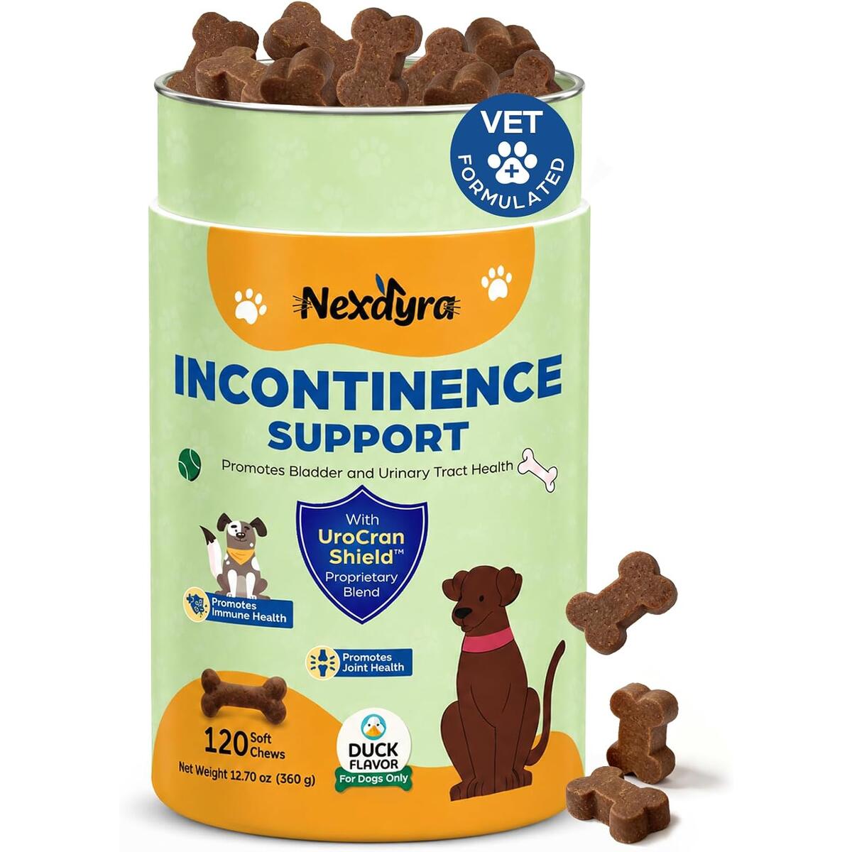 Dog UTI & Urinary Health Chews with Cranberry & D-Mannose, 120 Soft Chews