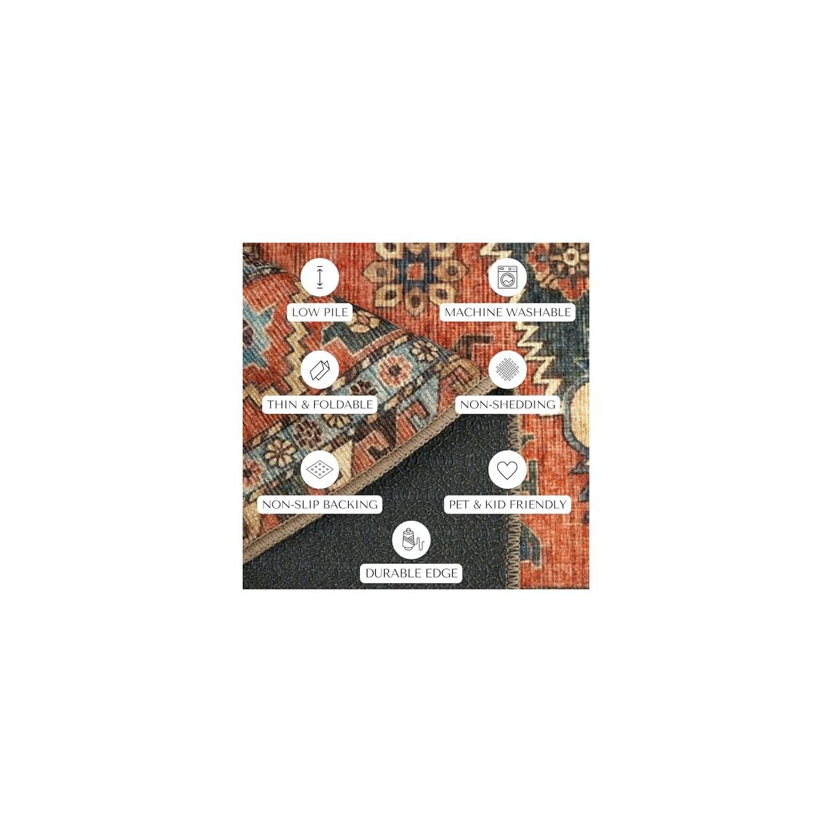 Boho Oushak Rug 2x3 Doormat Size Cashback Rebate - RebateKey