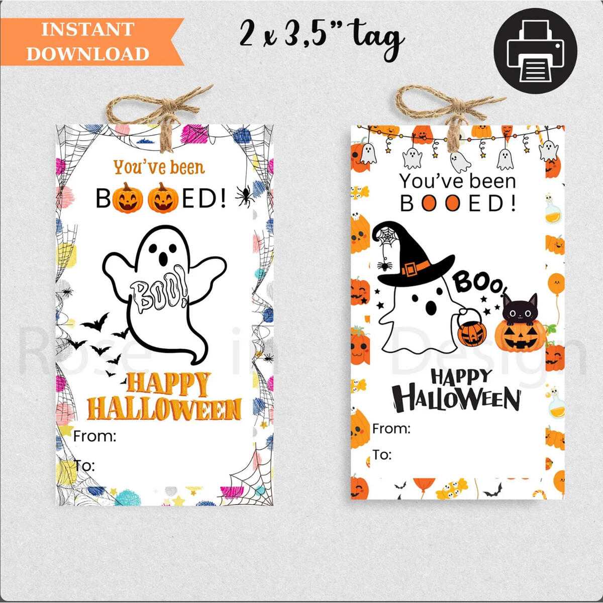 Youve Been Booed Tags Halloween Printables Rebates - RebateKey