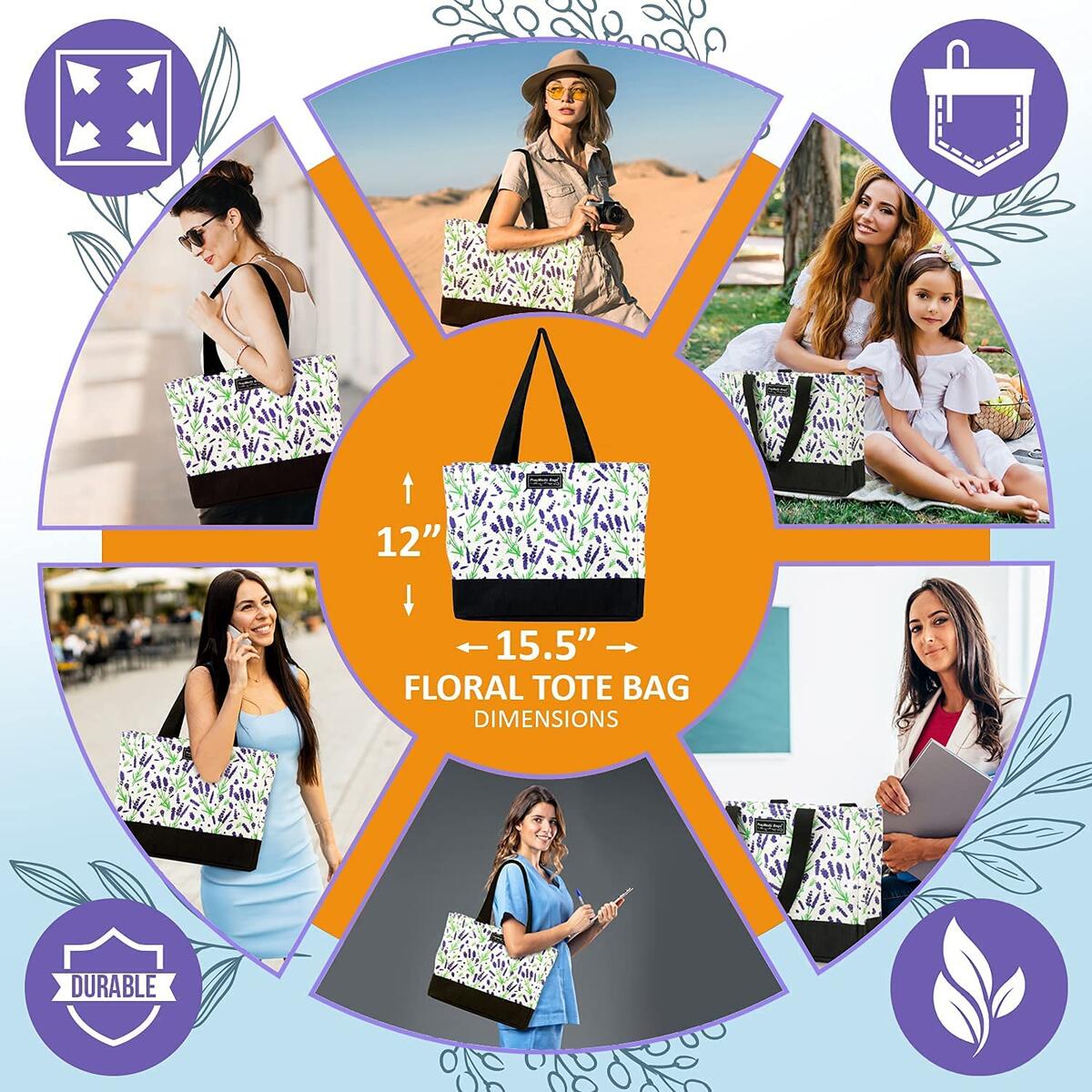 Floral Tote Bag Cashback - RebateKey