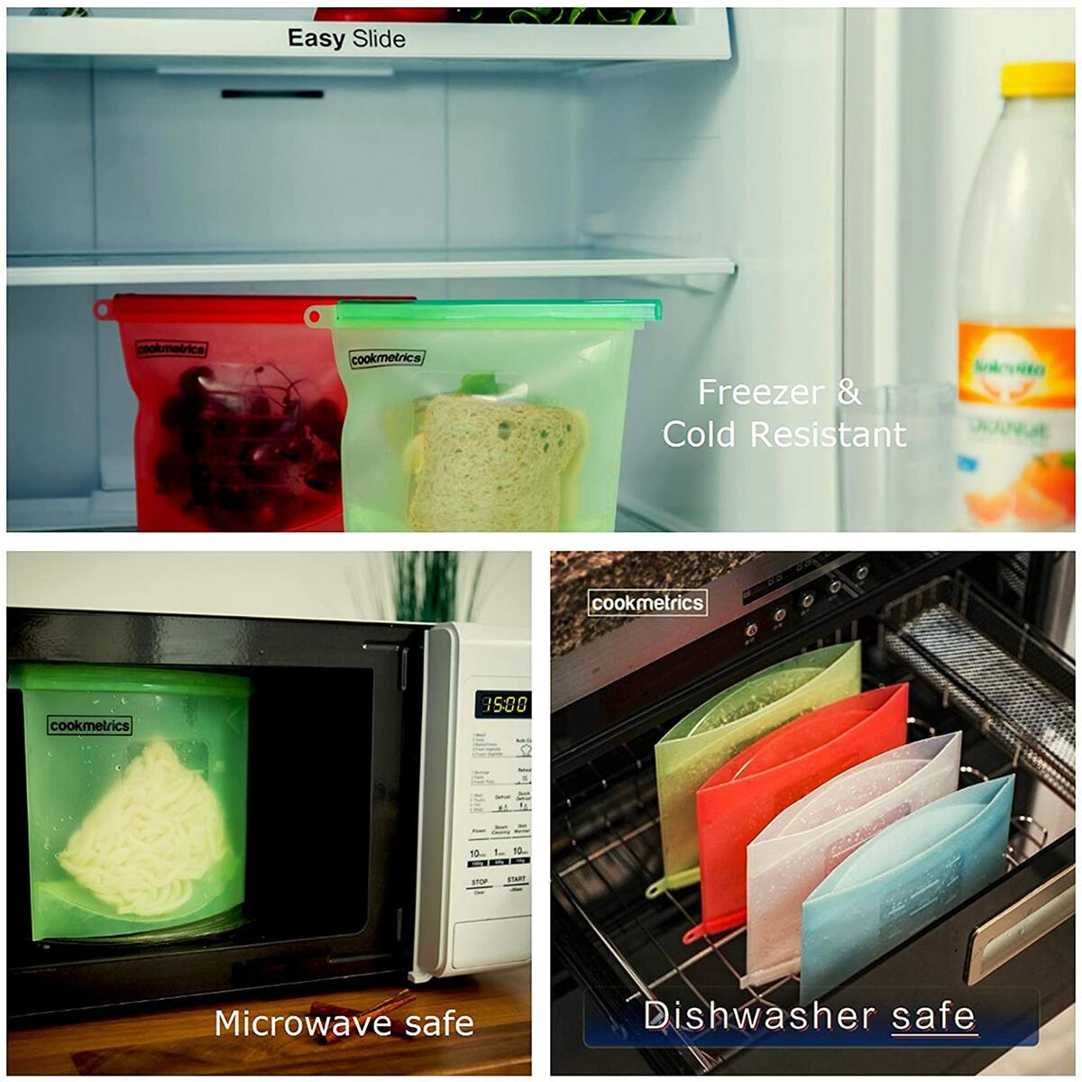 Silicone Freezer Bags Reusable Cash Back RebateKey