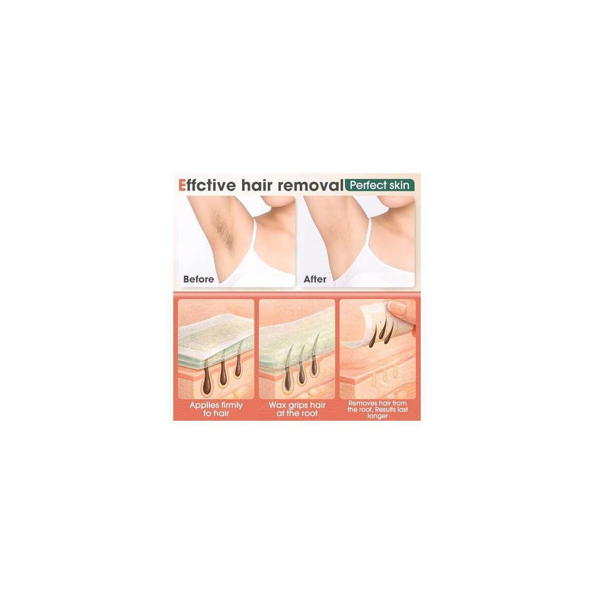 66 Pcs Wax Strips For Hair Removal Rebates - RebateKey