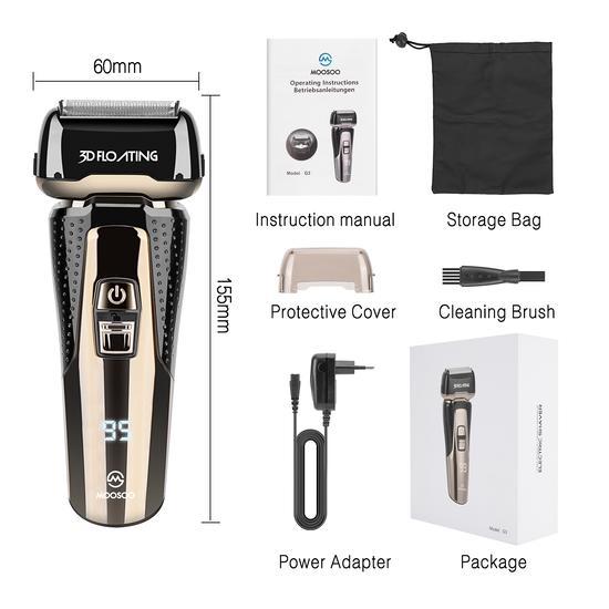 MOOSOO M Electric Razor For Men Electric Shaver With Upgraded