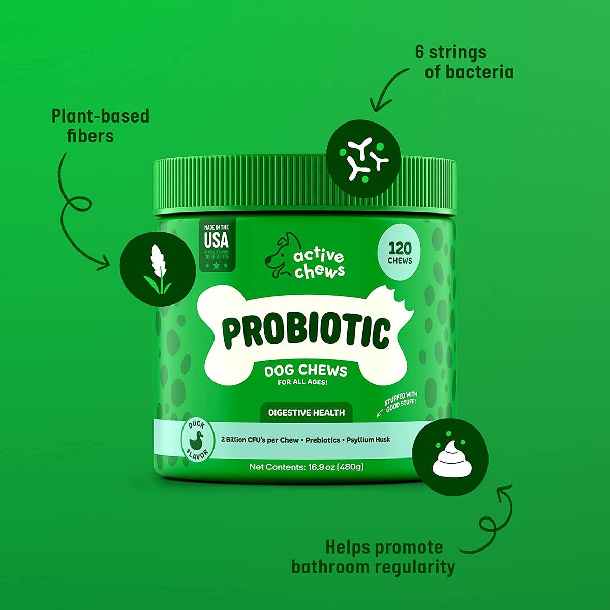 Active Chews Probiotics For Dogs Cash Back - RebateKey