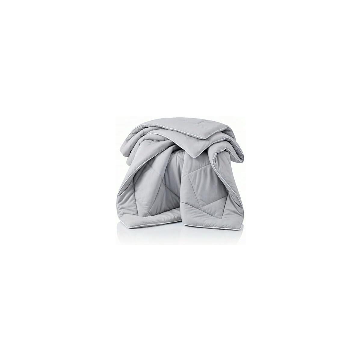 Cooling Comforter King Size, Upgraded Dual-Sided with Coolmax, Q-MAX＞0.4, 108 x 90 Inch, Grey