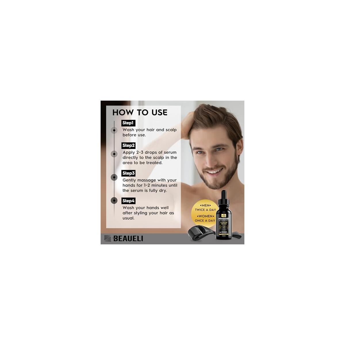 Beaueli Beaueli Minoxidil Hair Growth Serum Rebate - RebateKey