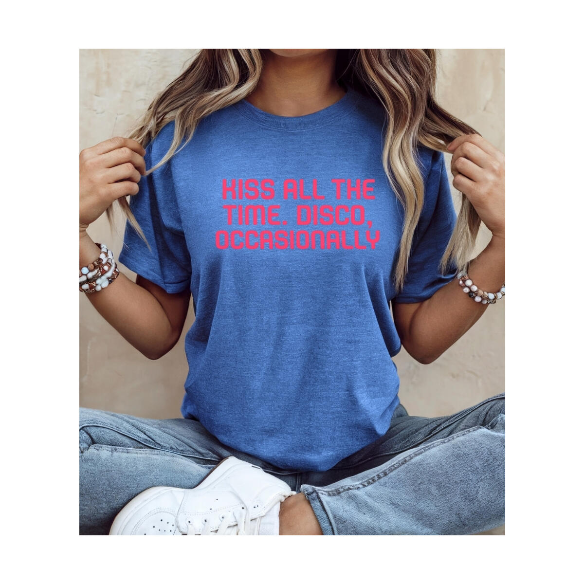 Kiss All The Time. Disco Occasionally T-Shirt, Album Merch Tour Concert Unisex