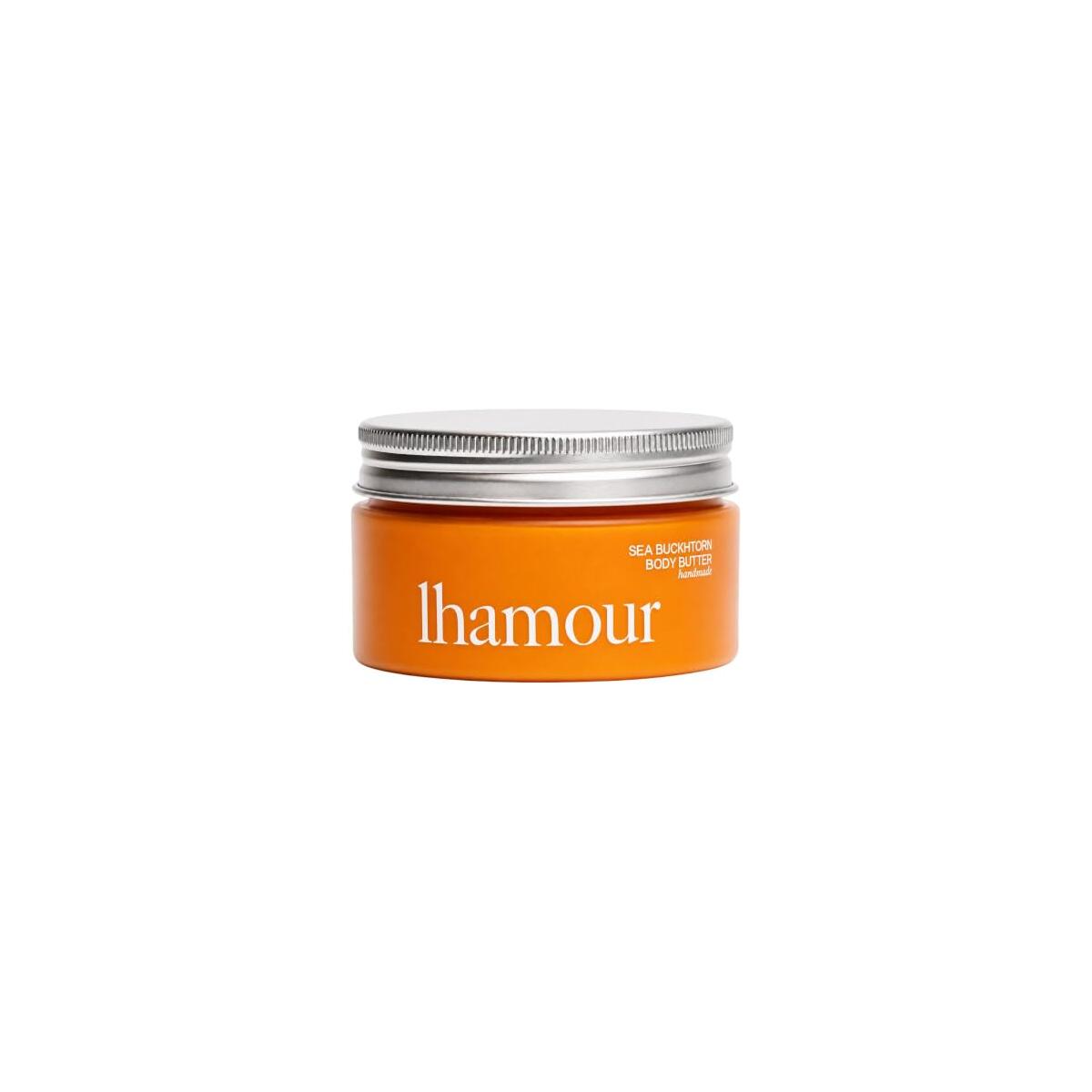 Lhamour Body Butter Dry Skin - Deep Moisturizing Body Balm with Sea Buckthorn oil, Beef Tallow, Rosehip & Shea Butter, Skin Moisturizer Balm for Dry & Sensitive Skin, Non-Greasy Lavender Scent,3.53 oz