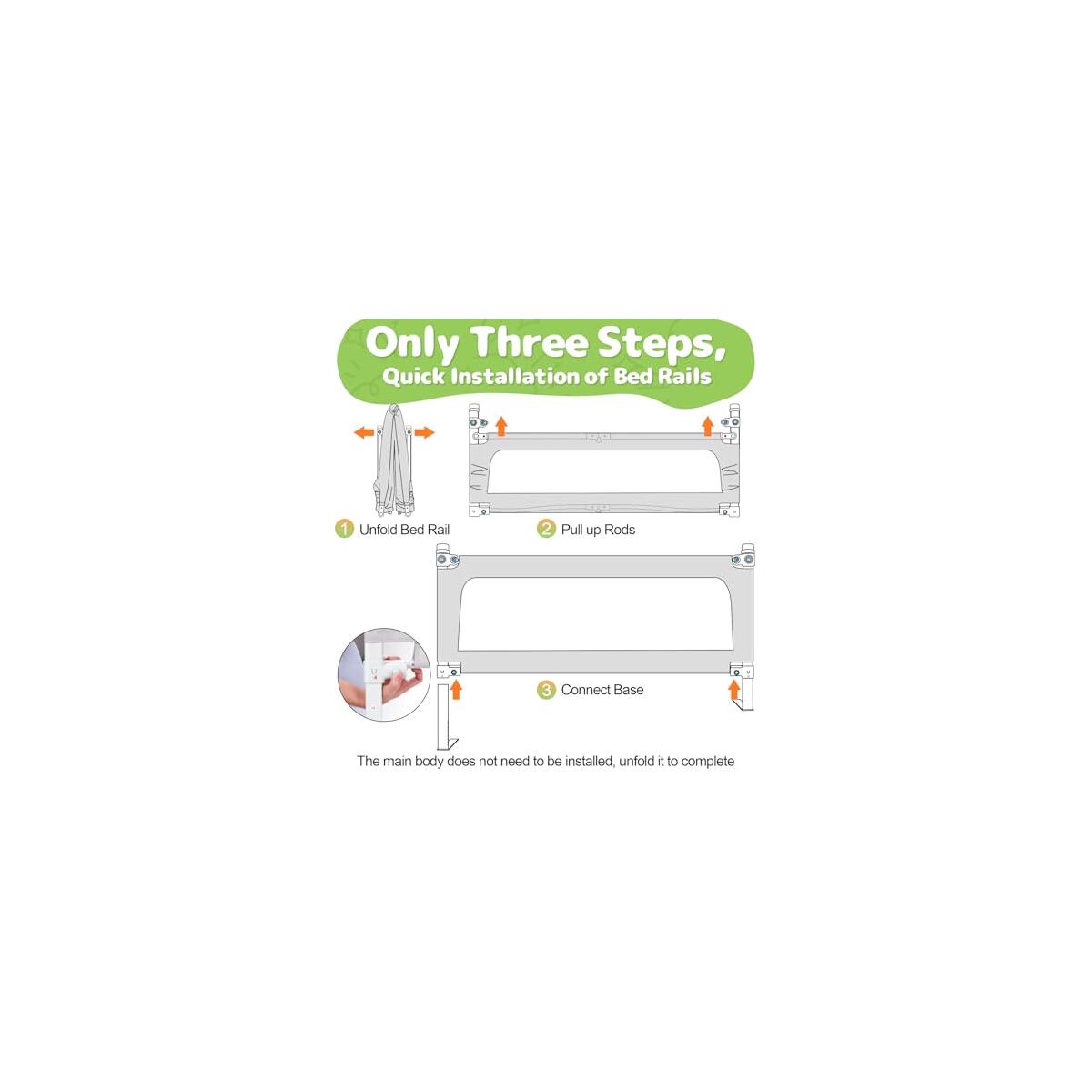 Omzer King Bed Rail For Toddlers Cashback Rebates - RebateKey