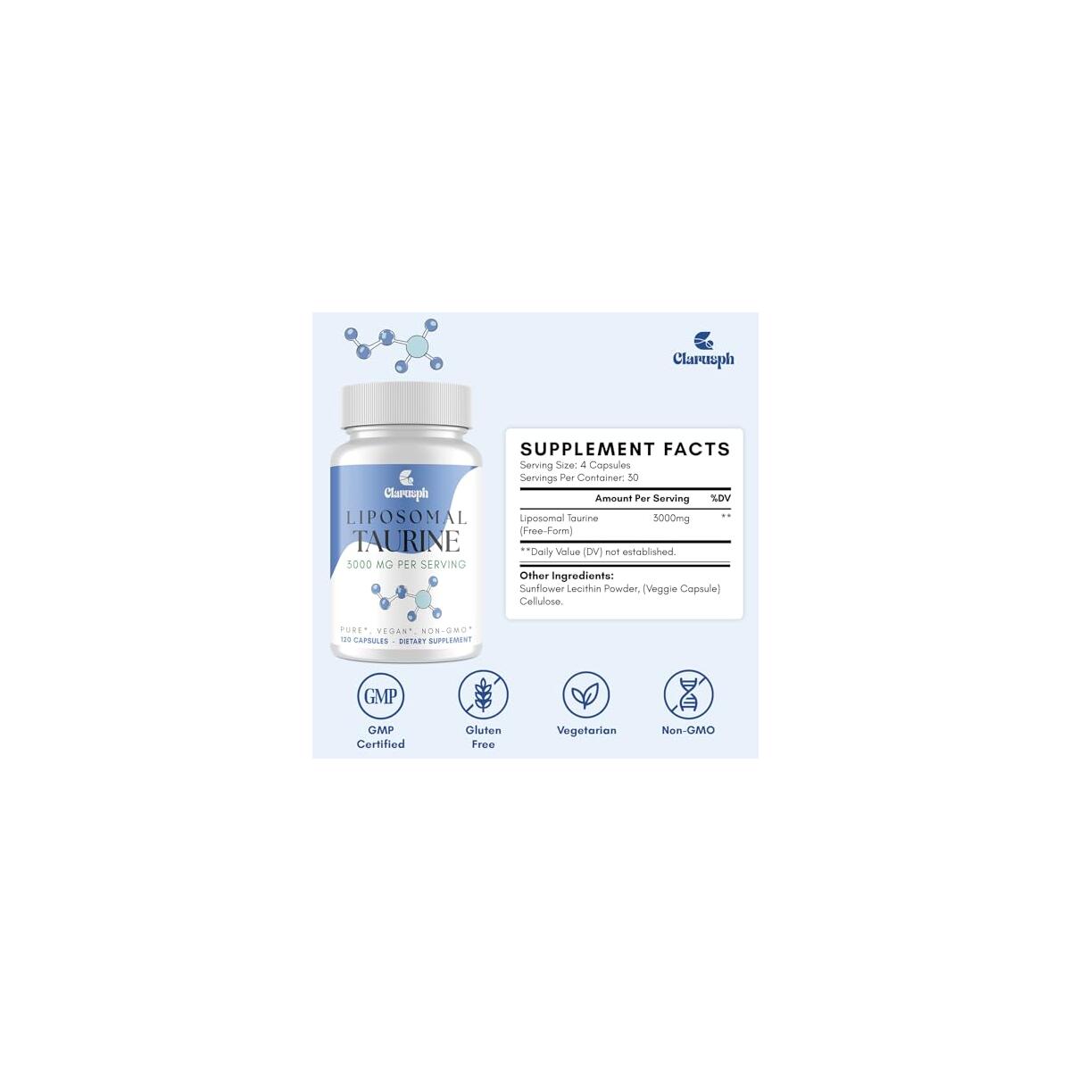 Liposomal Taurine 3000mg Cashback - RebateKey