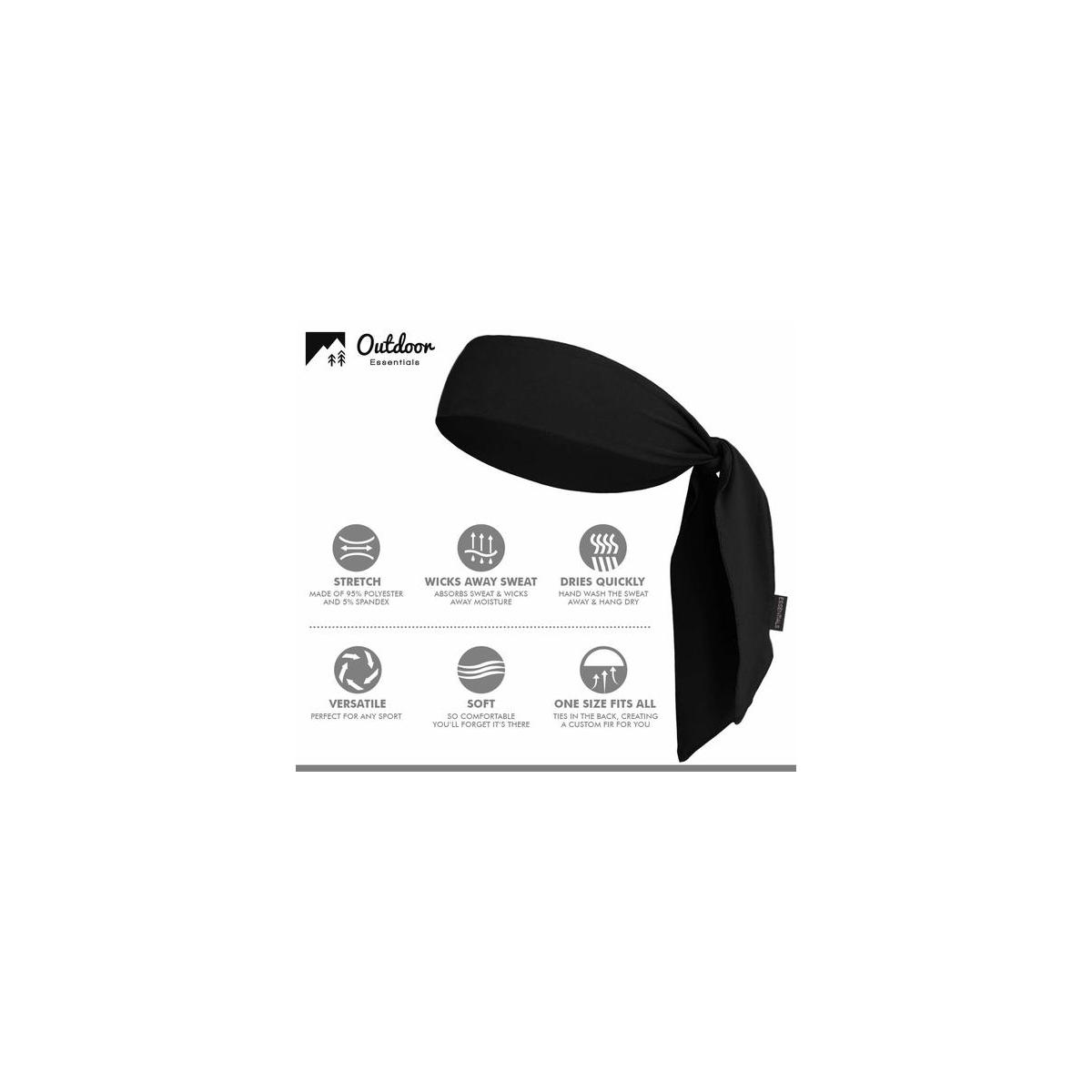 Head Tie Sports Headband Keep Sweat Hair Out Of Your Face Ideal For Cashback - RebateKey