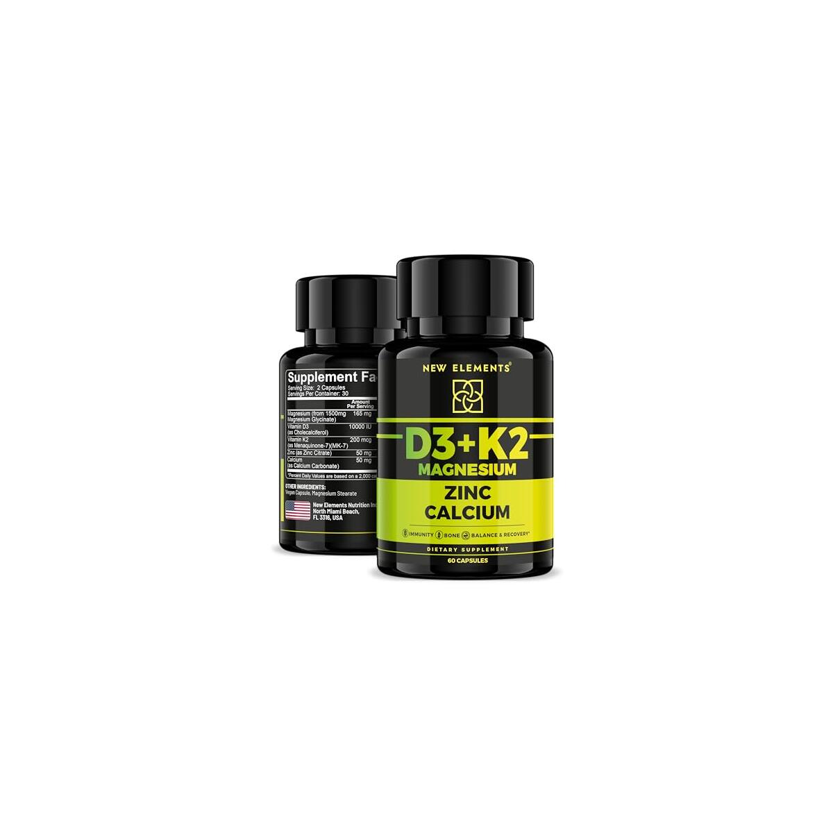 D3 K2 Magnesium Zinc Calcium | Scroll down to find this product.