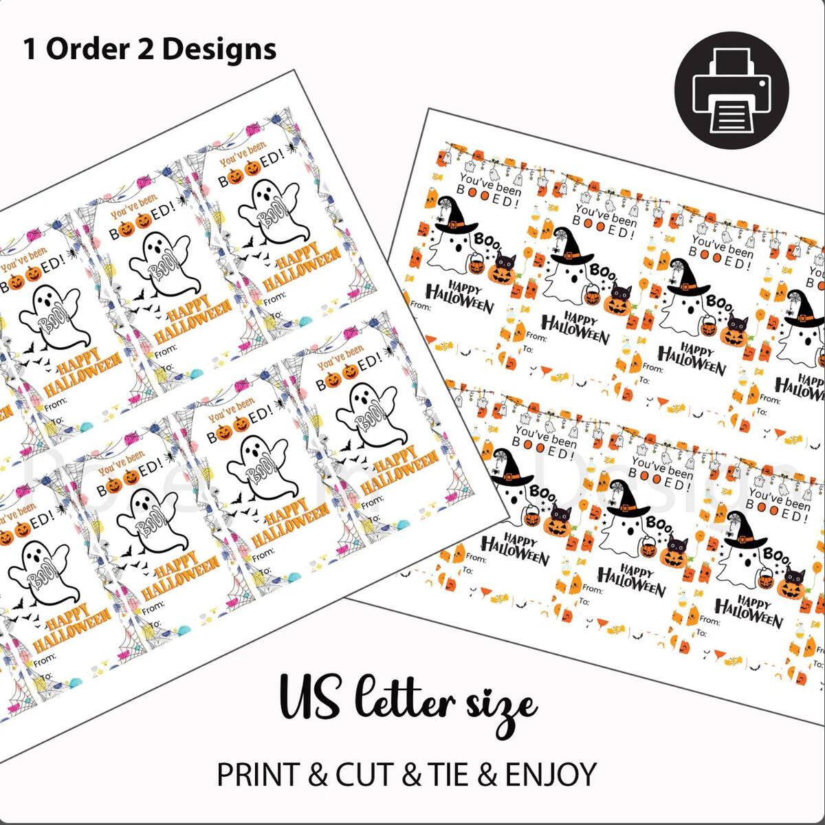 Youve Been Booed Tags Halloween Printables Rebates - RebateKey