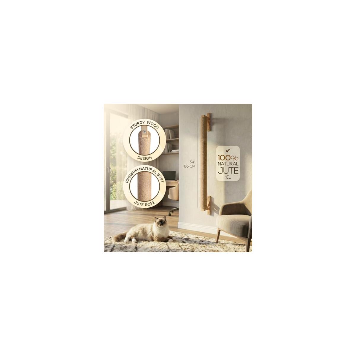 Wall Mounted Cat Scratcher 2 Cash Back - RebateKey